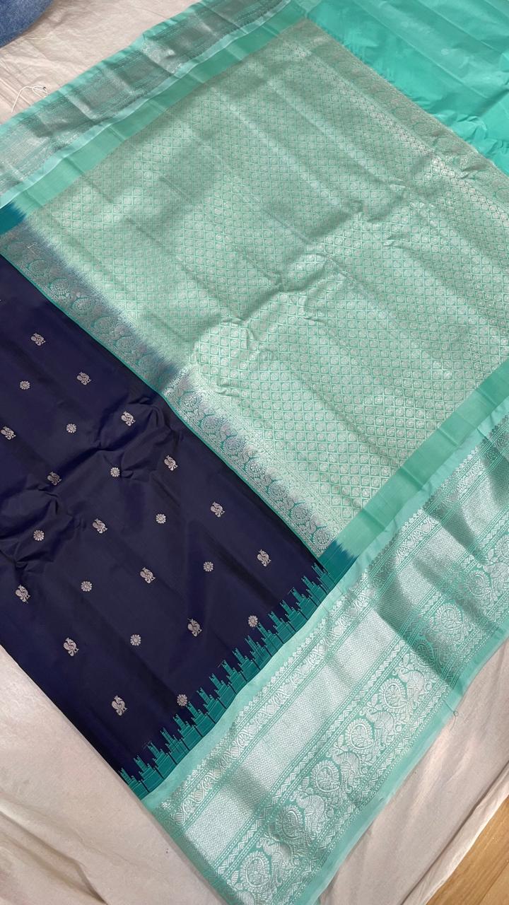 Gadwal Pure Silk Traditional Big Border PL Sarees S1-26-09-24