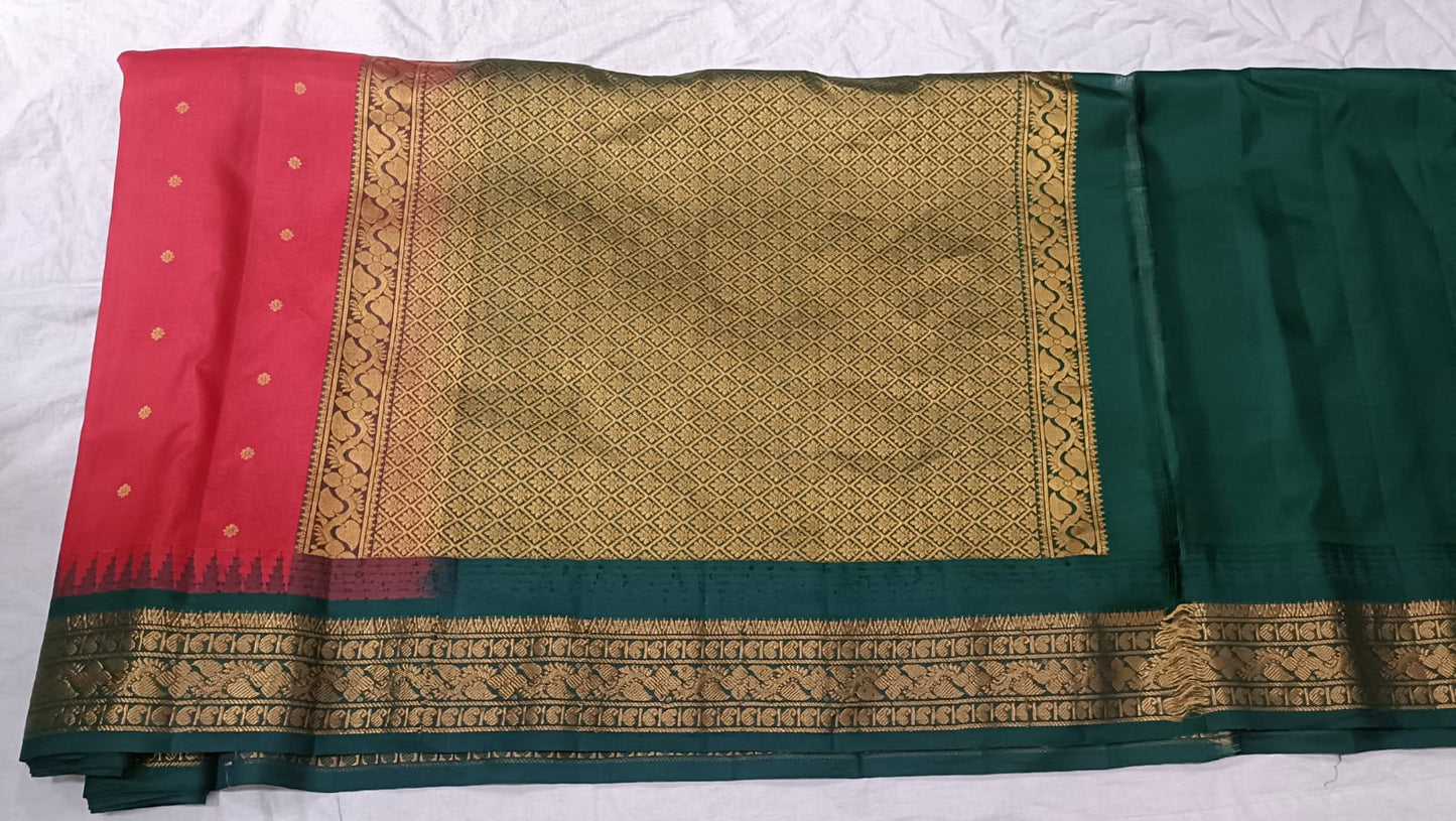 Gadwal pure silk small Border 220325 S1