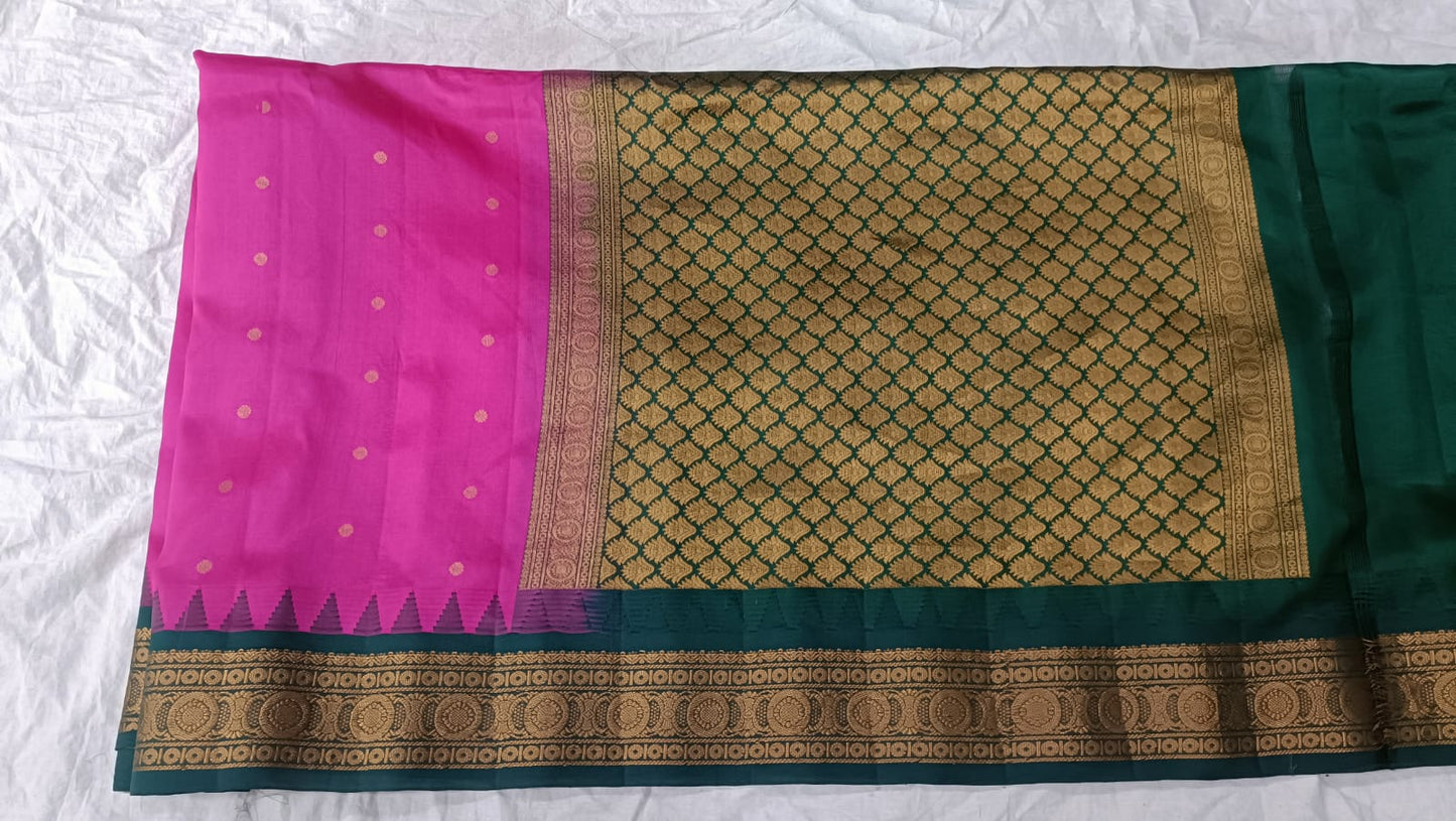 Gadwal pure silk small Border 220325 S1