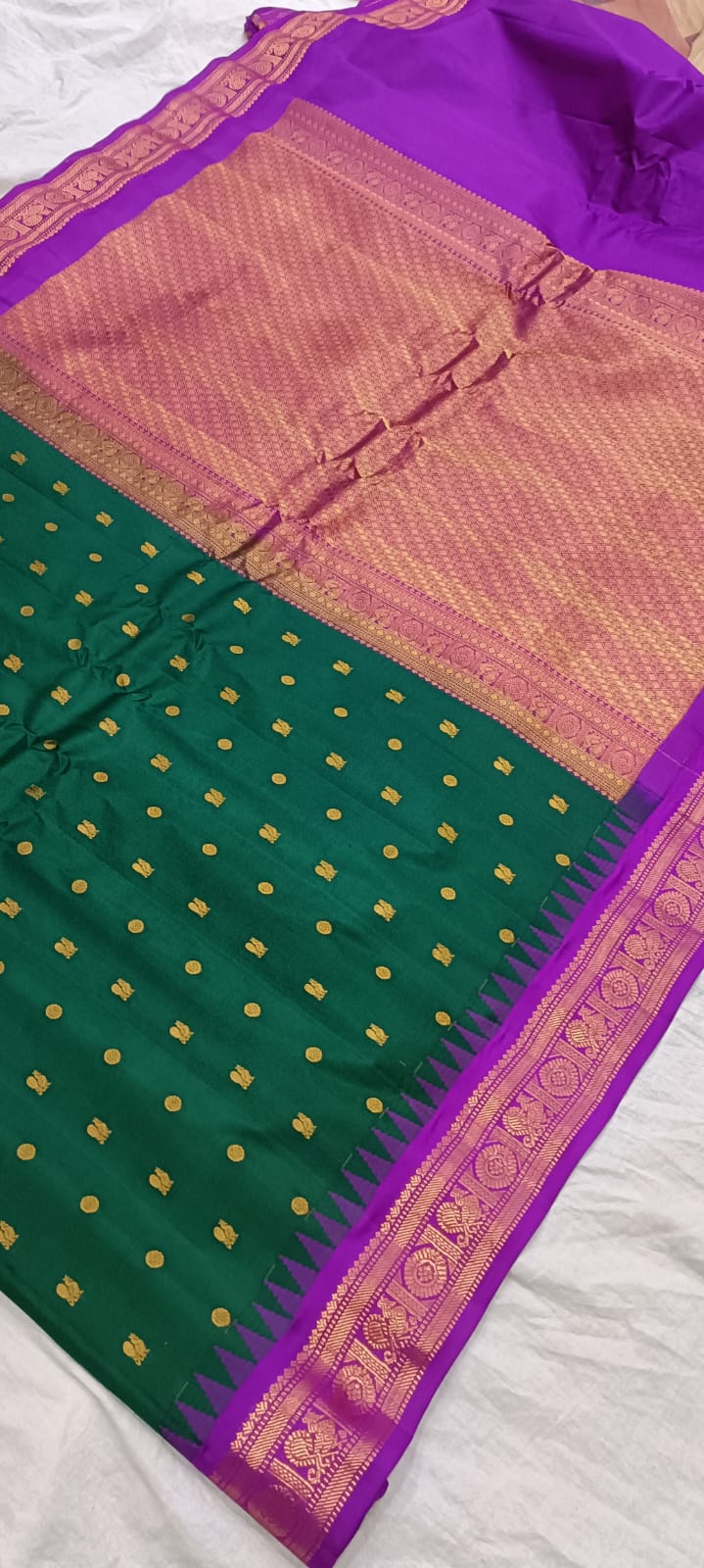 Gadwal pure silk small Border 230325