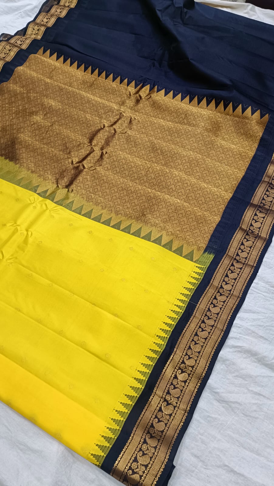 Gadwal pure silk small Border 230325