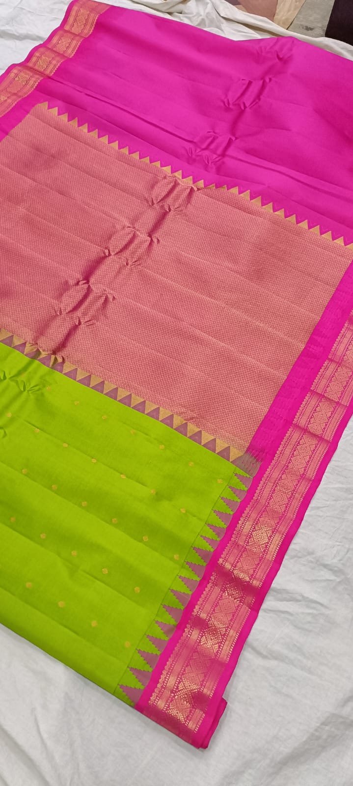 Gadwal pure silk small Border 230325