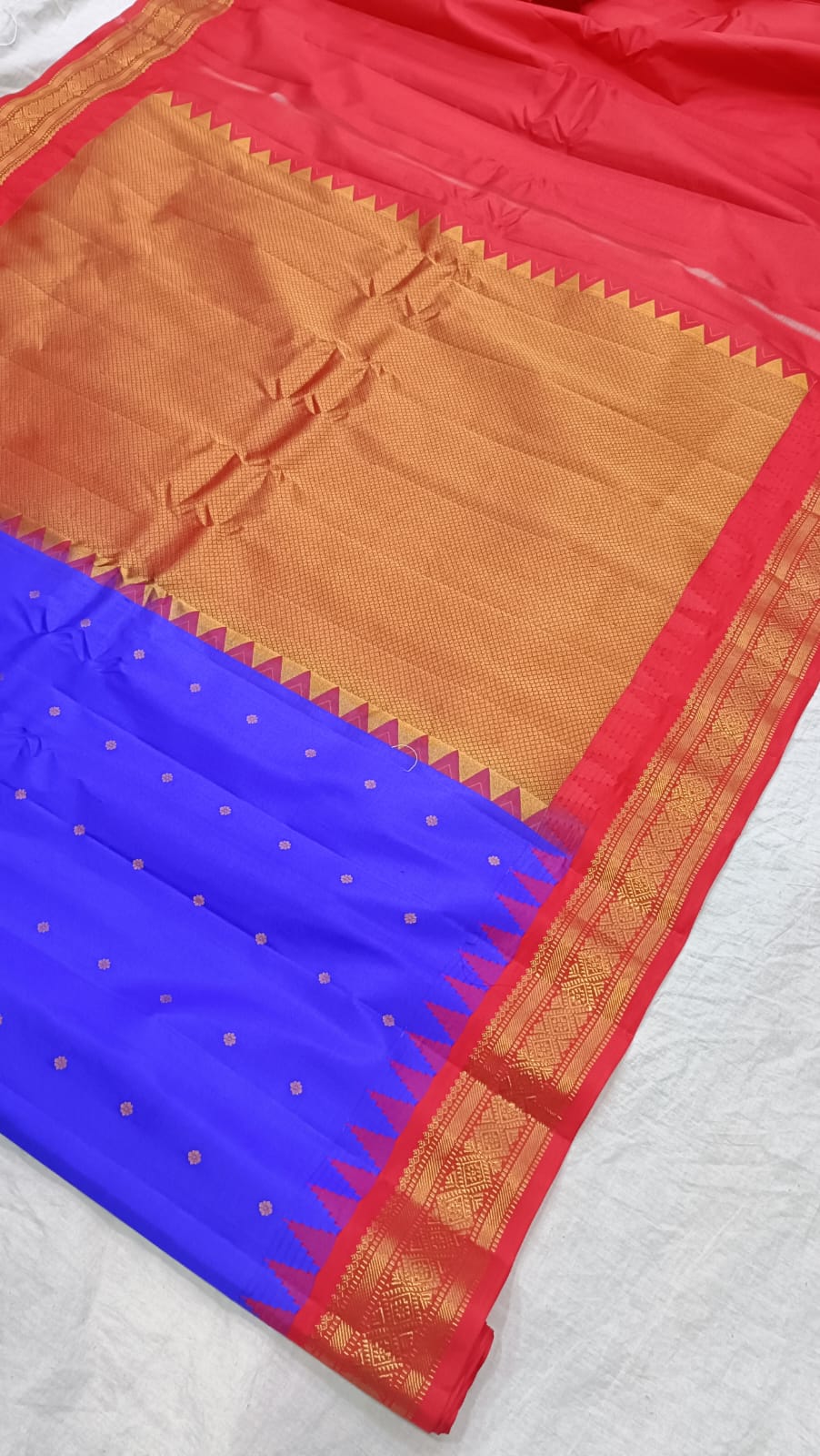 Gadwal pure silk small Border 230325