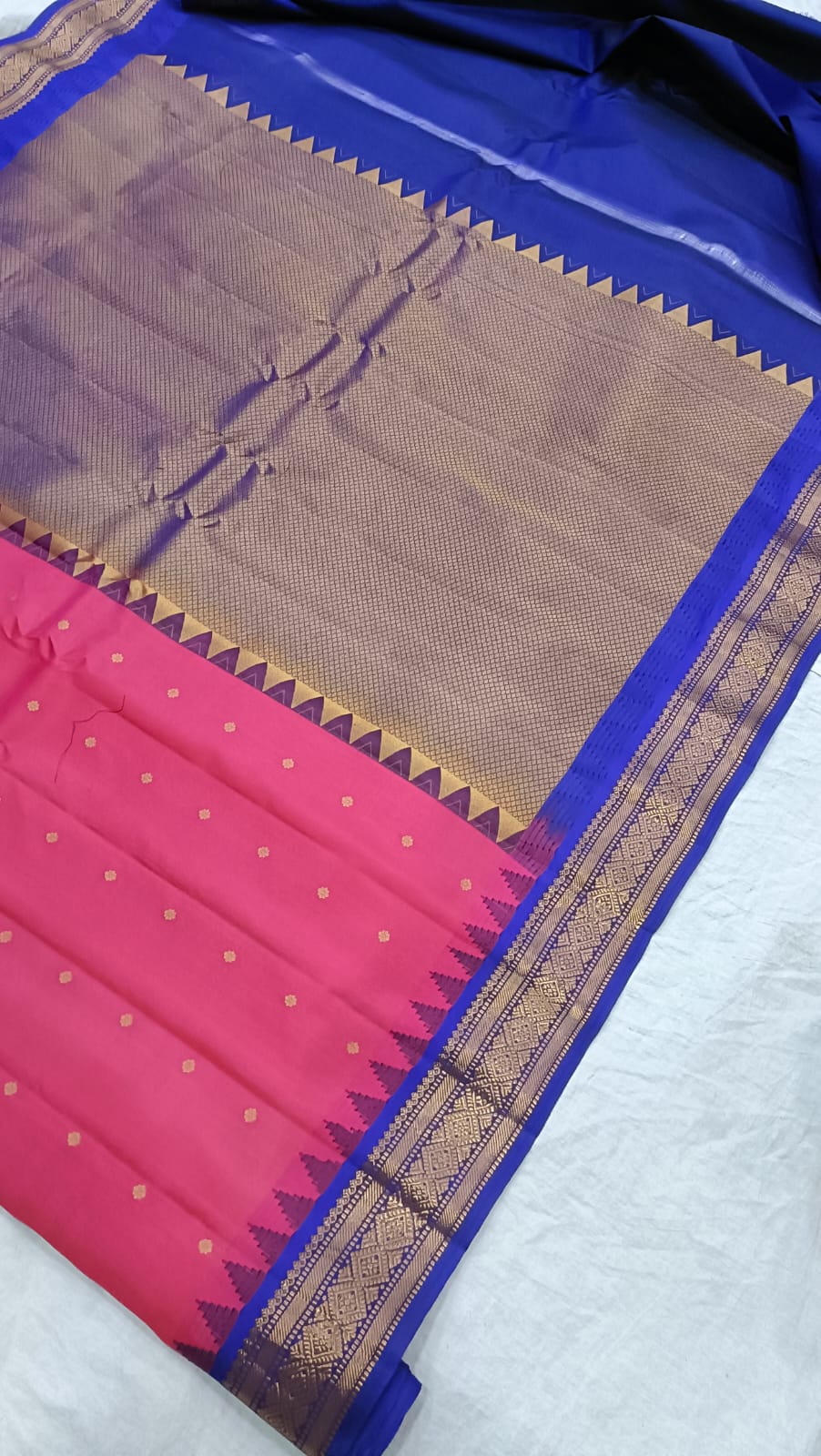 Gadwal pure silk small Border 230325