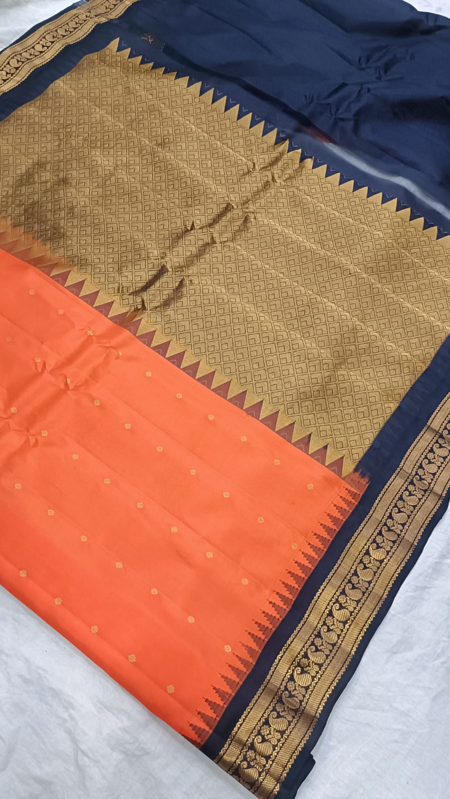 Gadwal pure silk small Border 230325