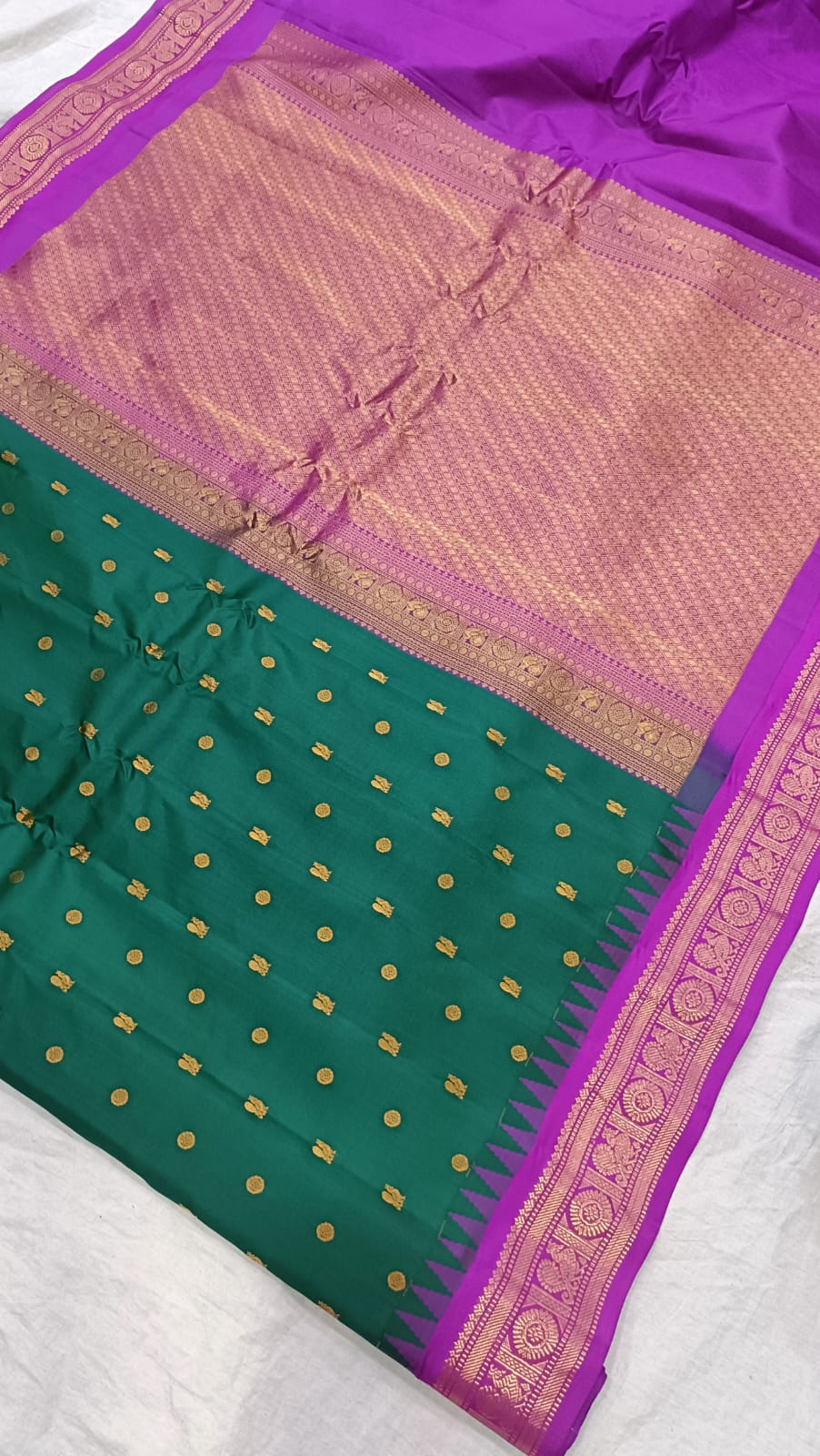 Gadwal pure silk small Border 230325
