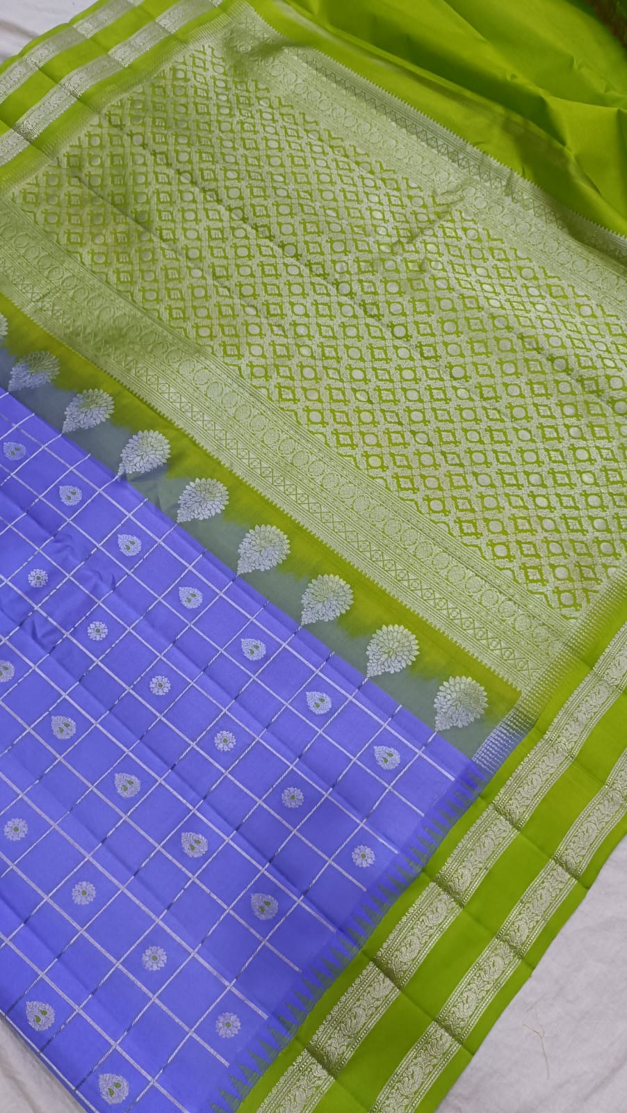 Gadwal Pure Pattu PL Gape Border sarees with Blouse Sarees 260325 S1