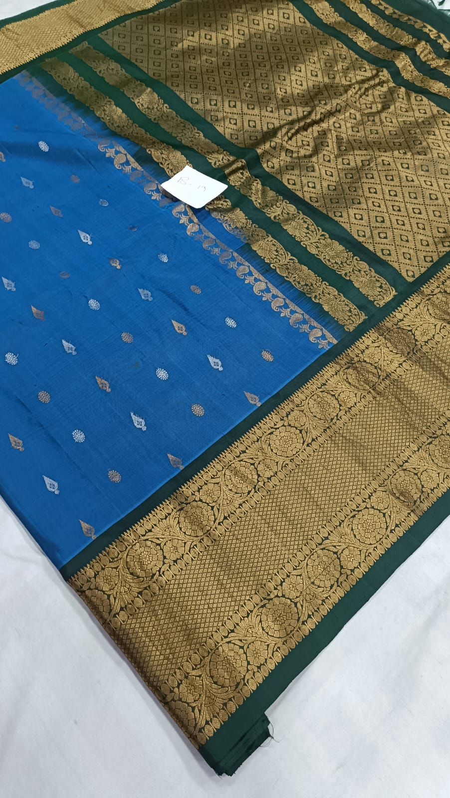 Gadwal self Pure Handloom saress with Blouse 010825 B S2