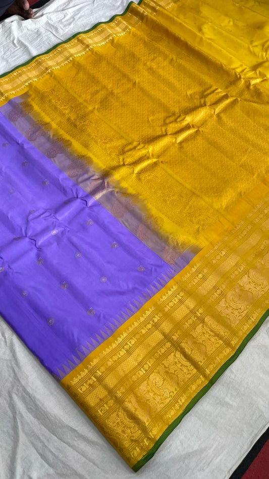 Gadwal Pure Silk Traditional Big Border PL Sarees S1-26-09-24