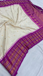 Gadwal Handloom Pure Silk Kuttu Border S2-25-10-2024