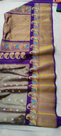 Gadwal Handloom Pure Silk Turning Border S1