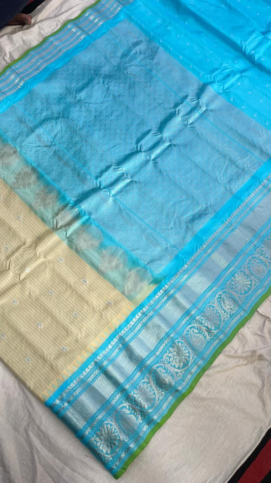 Gadwal Pure Silk Traditional Big Border PL Sarees S1-26-09-24