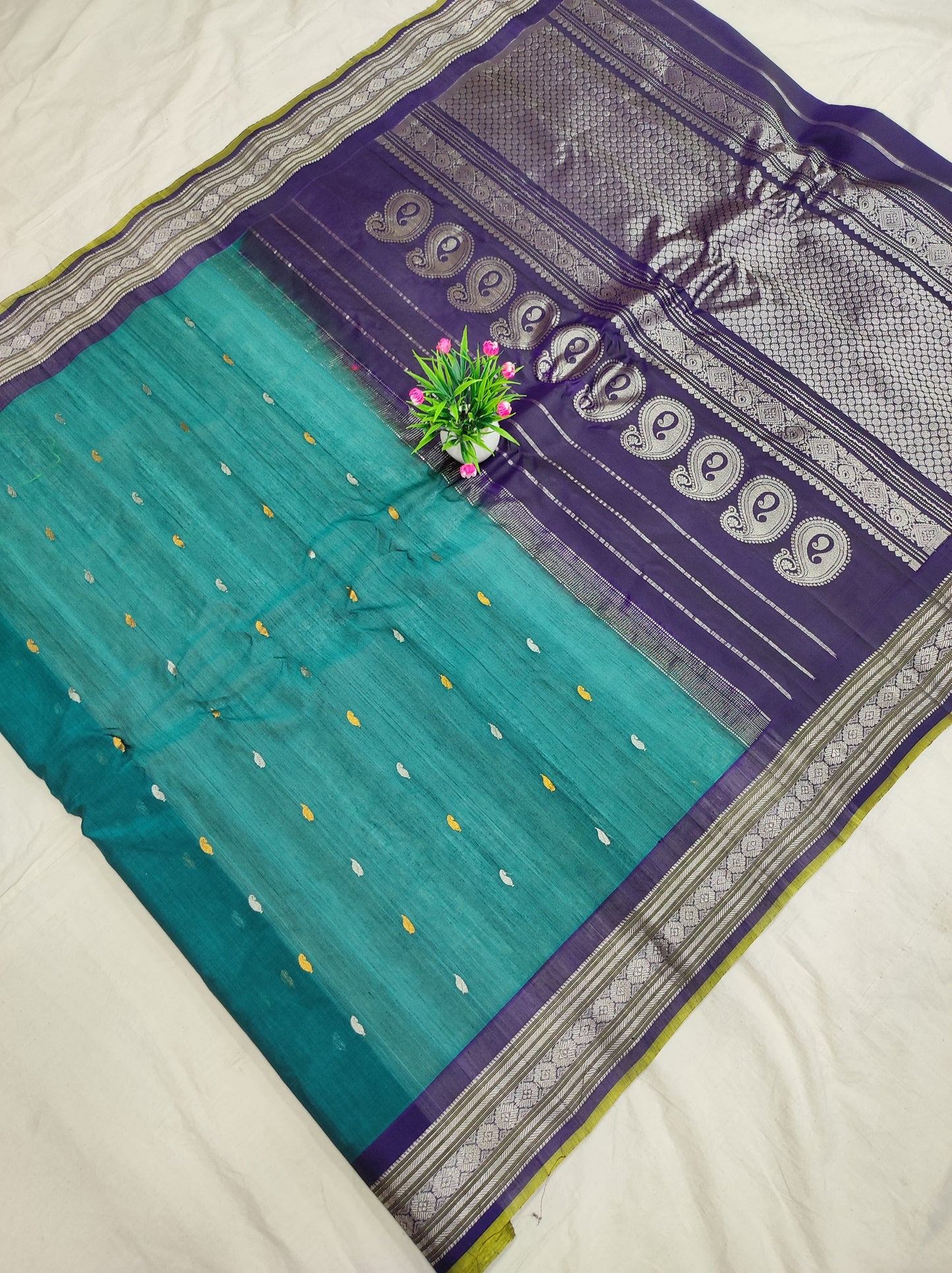 Gadwal Handloom Pure Sico Sarees  06-08-2024