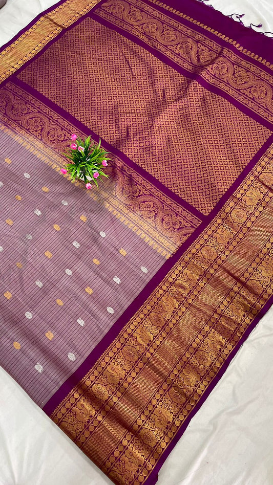 Gadwal Handloom Pure Silk Self Border S2-04-09-2024