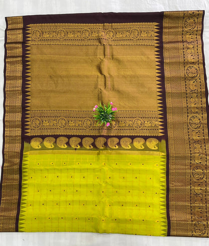 Gadwal Pure Silk Traditional Big Border PL Sarees S2-20-08-2024