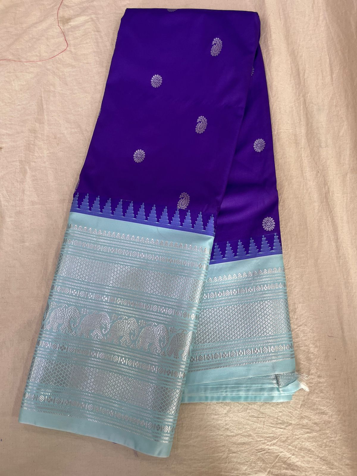 Semi Gadwal Half Silk Sarees S1 24-10-24