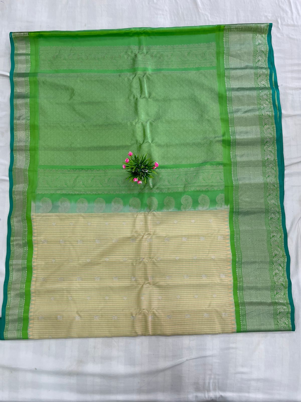 Gadwal Pure Silk Traditional Big Border PL Sarees S2-20-08-24