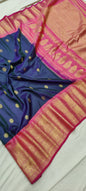 Gadwal Handloom Pure Silk Kuttu Border S2-27-04-24