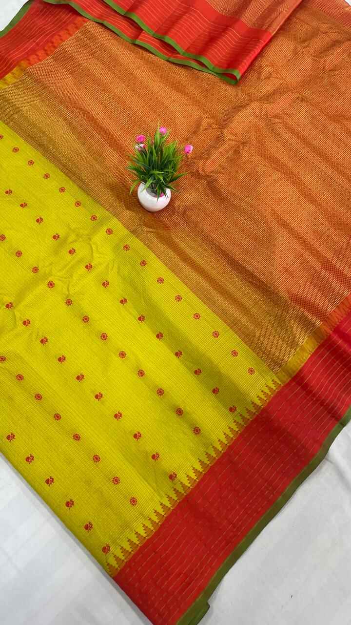 Gadwal Pure Silk small border pl sarees S2-26-08-2024