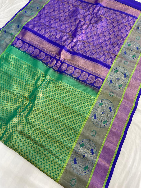 Gadwal pure pattu broket Sarees 08-08-2024