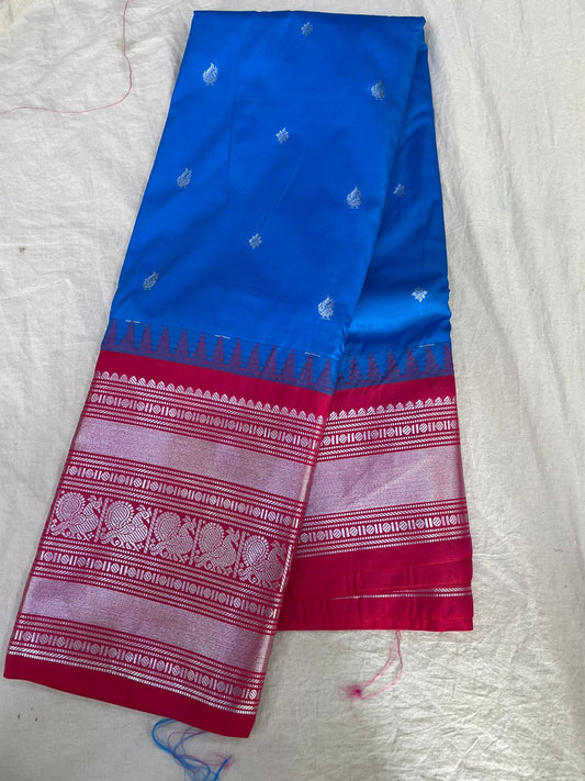 Semi Gadwal Half Silk Sarees S1 24-10-24