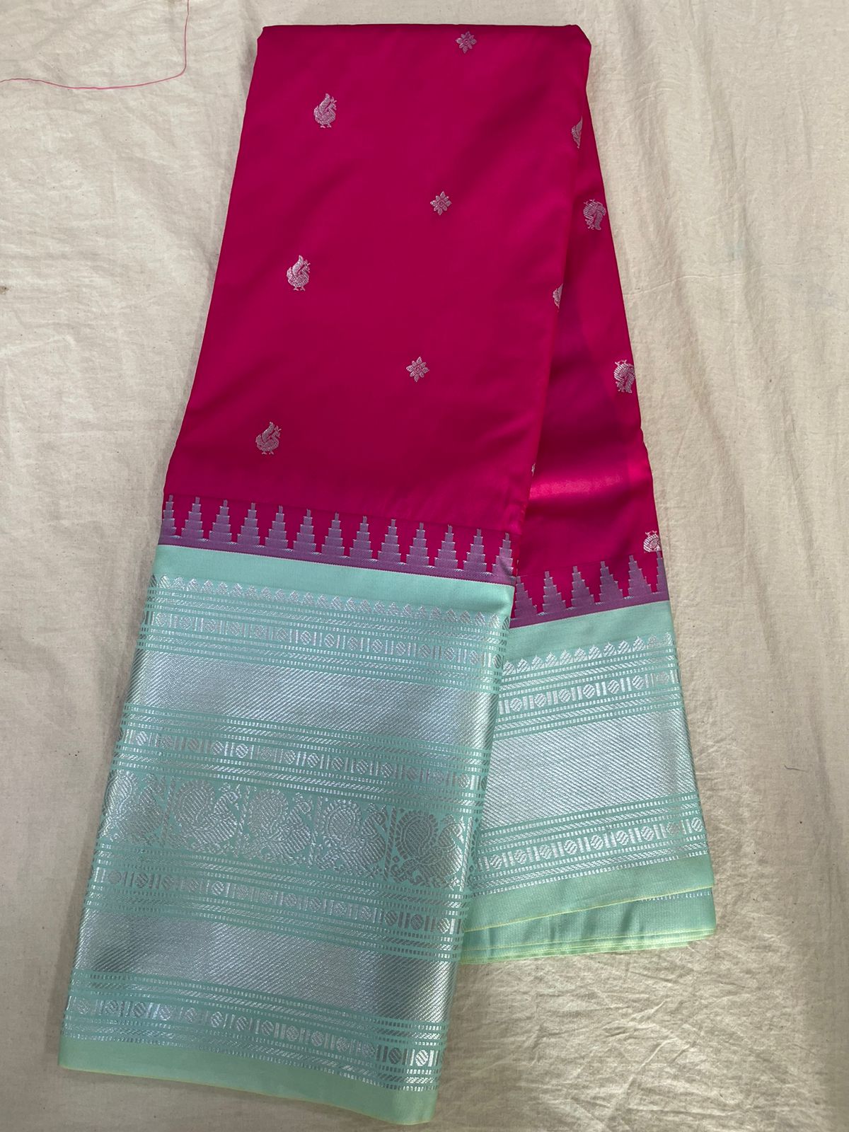 Semi Gadwal Half Silk Sarees S1 24-10-24