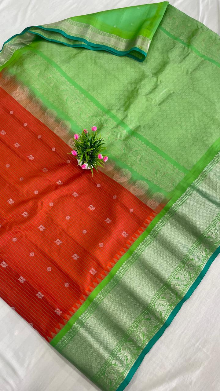 Gadwal Pure Silk Traditional Big Border PL Sarees S2-22-08-2024