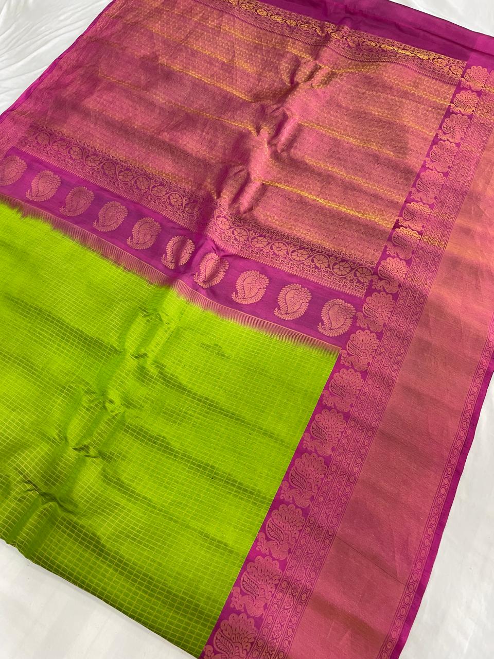 Gadwal pure pattu broket Sarees 08-08-2024