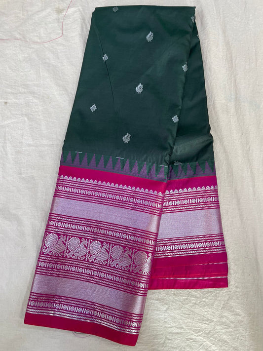 Semi Gadwal Half Silk Sarees S1 24-10-24