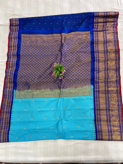 Gadwal Pure Silk Traditional Big Border PL Sarees S2-20-08-24