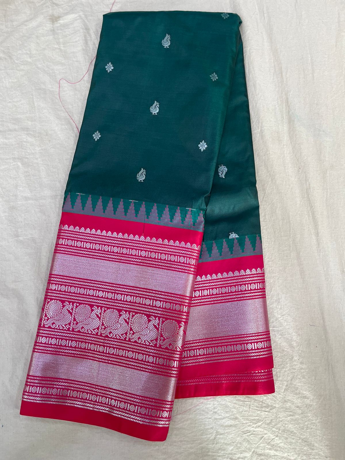 Semi Gadwal Half Silk Sarees S1 24-10-24