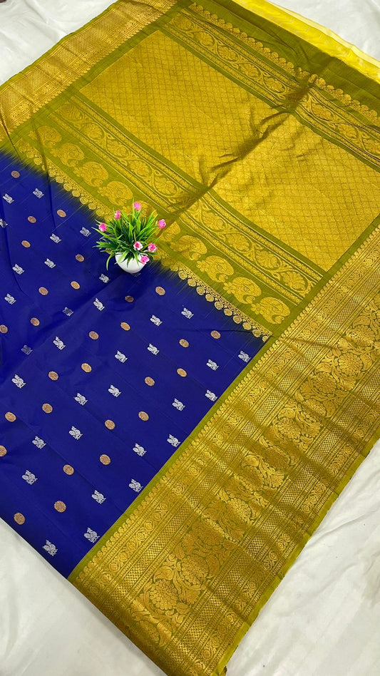 Gadwal Handloom Pure Silk Self Border S2-04-09-2024