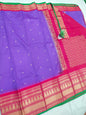 Gadwal mixed Silk Kanchi Boder with Blouse sarees 050325 S1