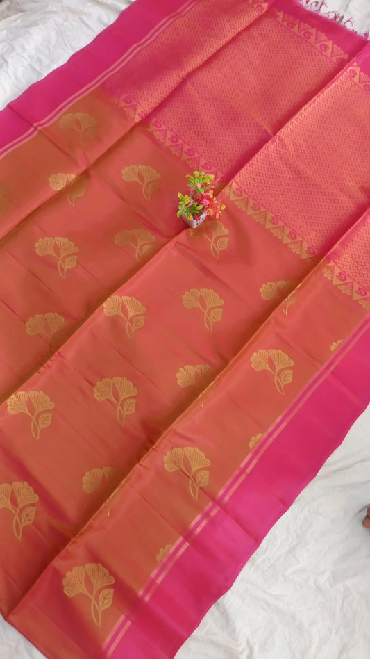 Gadwal Pure Soft Silk Sarees With Blouse Sarees 060325 S1
