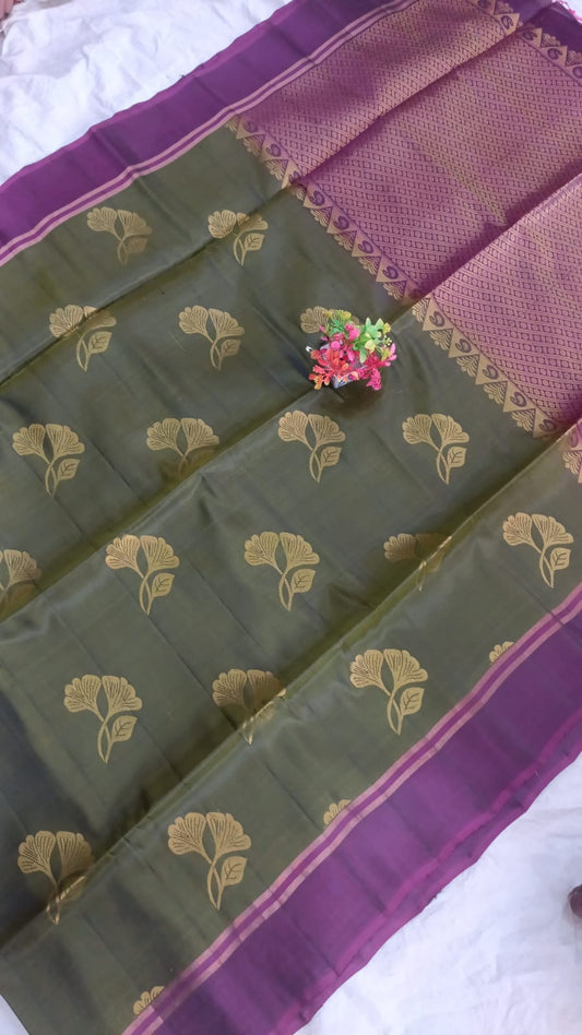 Gadwal Pure Soft Silk Sarees With Blouse Sarees 060325 S1