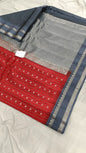 Gadwal pure pattu gap border with blouse sarees 010825 S2 B