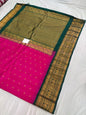 Gadwal pure pattu Butta with blouse sarees 030825 S2 B