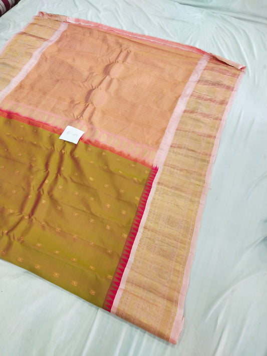 Gadwal pure pattu Butta with blouse sarees 030825 S2 B