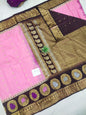 Gadwal semi pattu Meena butta with blouse sarees 060825 S2 B