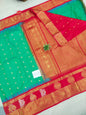 Gadwal semi pattu Meena butta with blouse sarees 060825 S2 B
