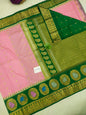 Gadwal semi pattu Meena butta with blouse sarees 060825 S2 B (Copy)