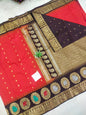 Gadwal semi pattu Meena butta with blouse sarees 060825 S2 B