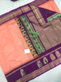 Gadwal semi pattu Meena butta with blouse sarees 060825 S2 B