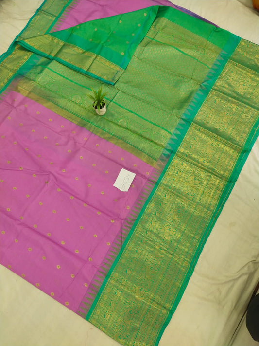 Gadwal Semi Kanchi Big Border with Blouse Sarees 080825 S2 B