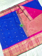 Gadwal semi Kanchi Big Border With Blouse Sarees S2 260825