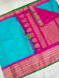 Gadwal semi Kanchi Big Border With Blouse Sarees S2 260825