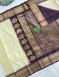 Gadwal Semi Pattu Small  Border With Blouse Sarees 290825 S2