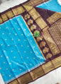 Gadwal Semi Pattu Small  Border With Blouse Sarees 290825 S2