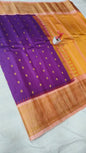 Gadwal pure pattu Butta with blouse sarees 041025