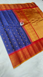 Gadwal pure pattu Butta with blouse sarees 041025